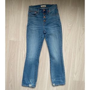 Madewell Cali Demi Crop Jeans
